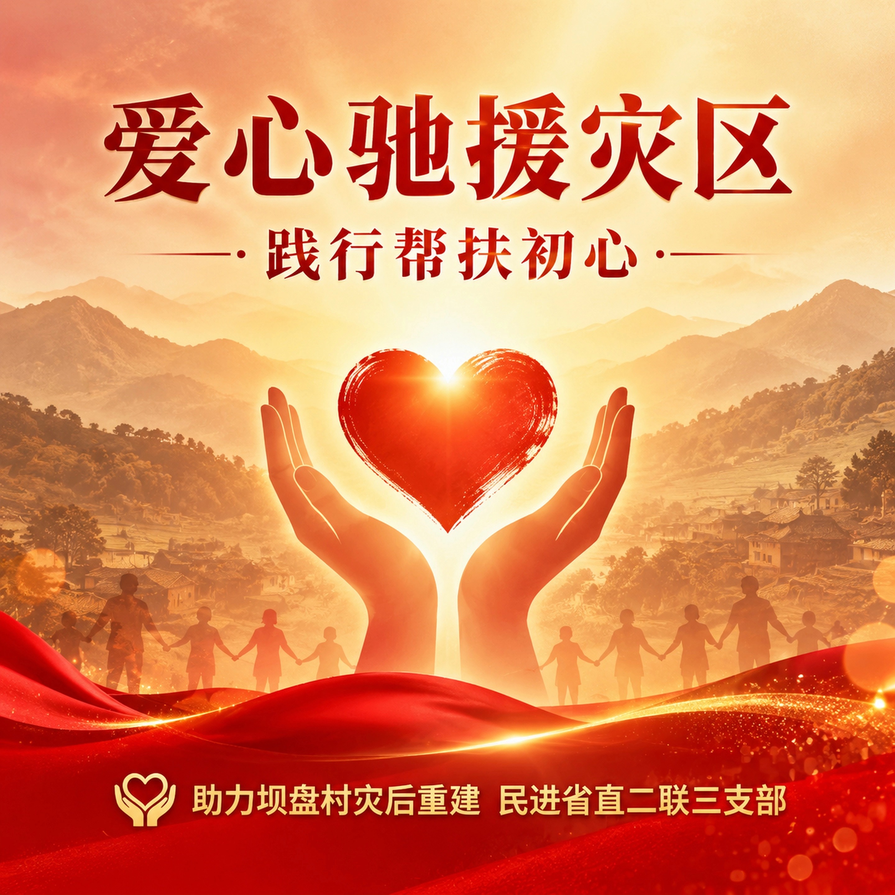 爱心驰援灾区 践行帮扶初心——民进省直二联三支部助力贵州坝盘村灾后重建