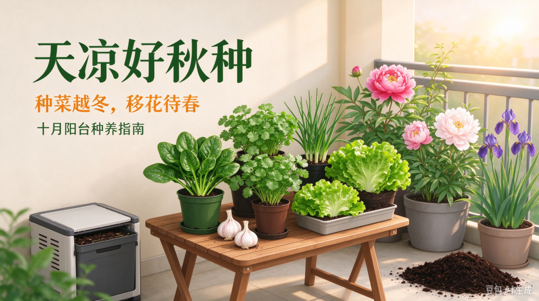 美好生活＋丨天凉好秋种：种菜越冬，移花待春