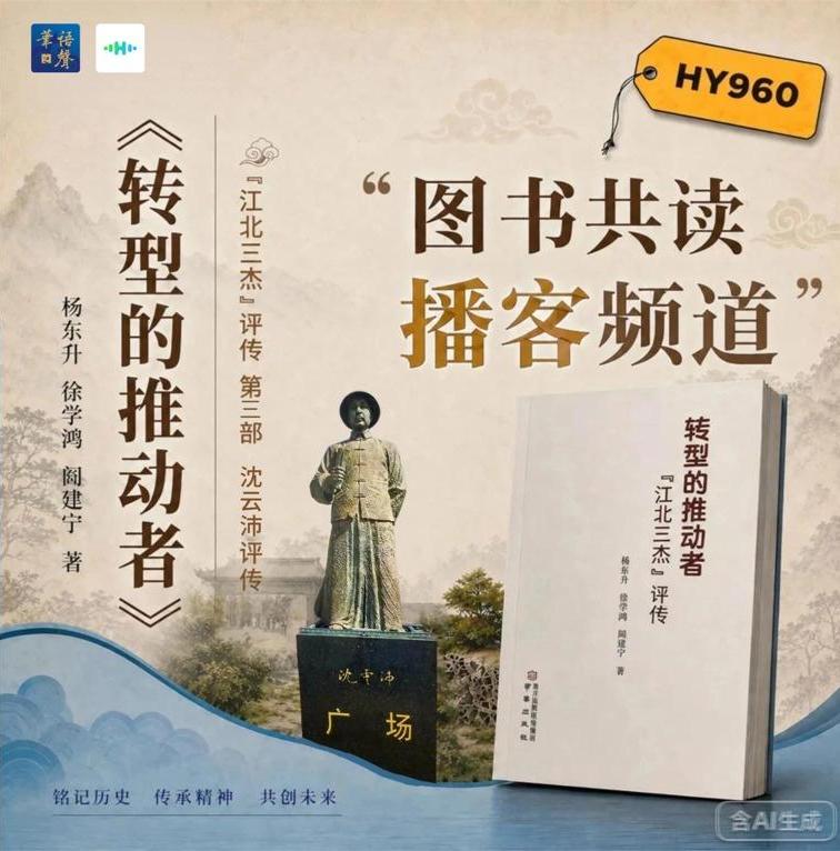 图书共读播客频道丨转型的推动者·江北三杰评传 第三部沈云沛传 